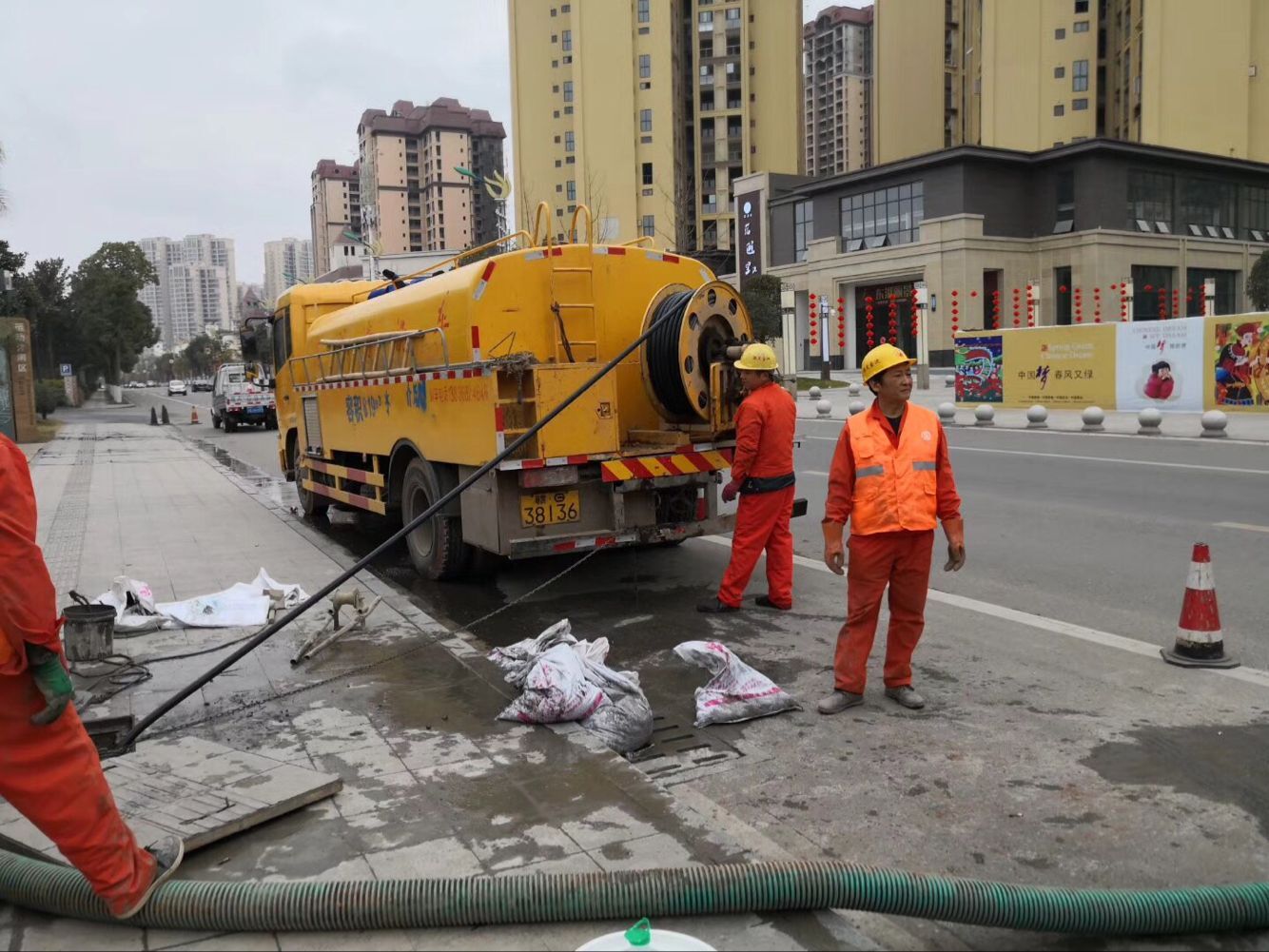 乐亭排污管道清淤-管道清洗
